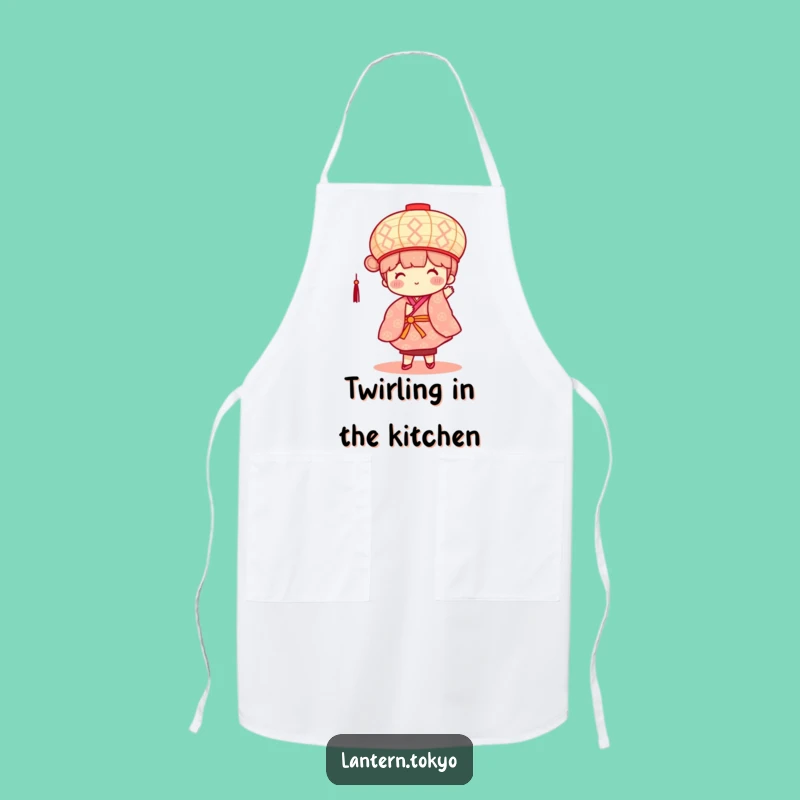 Funny Lantern Dance Apron: Cook With Rhythm And Flair!