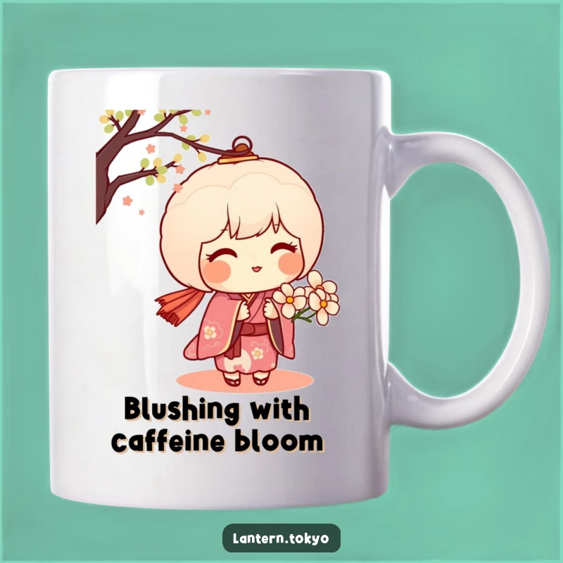 Funny Dango Lantern Flower Mug - Sweet Gestures for a Charming Gift!