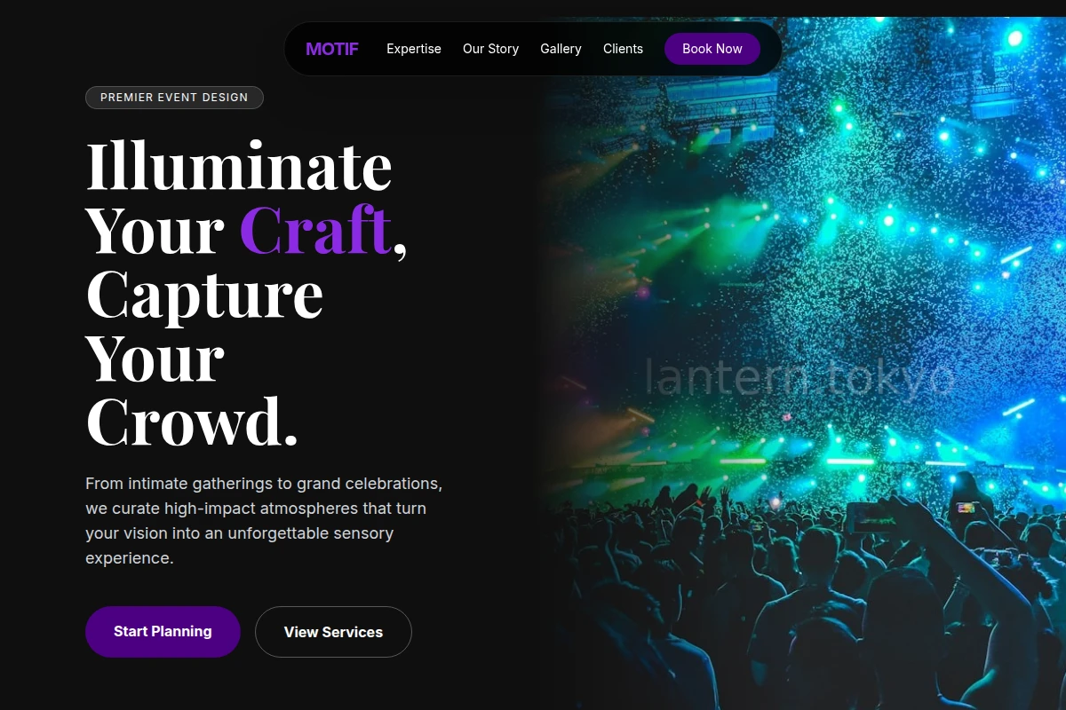 Motif Event Planning