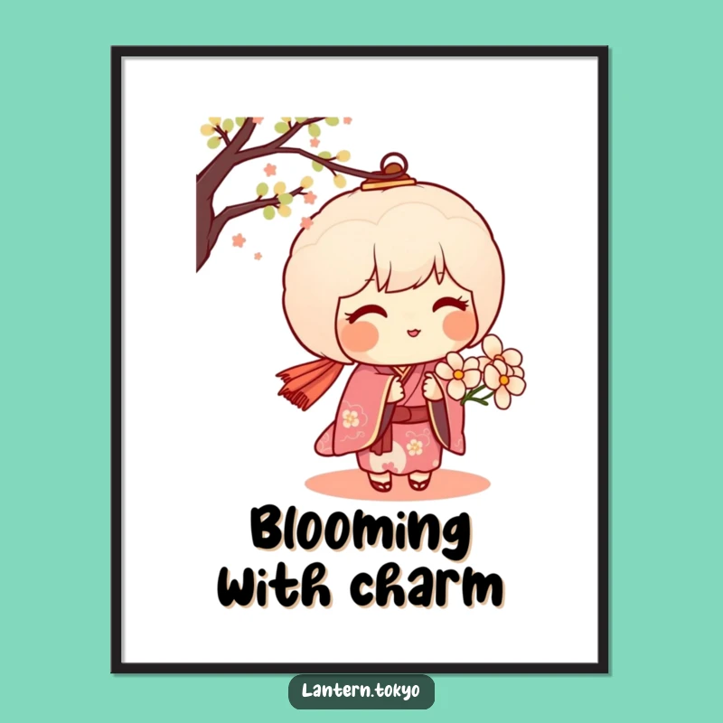 Sweet Dango Lantern Digital Art - Instant Funny Decor with Charm!