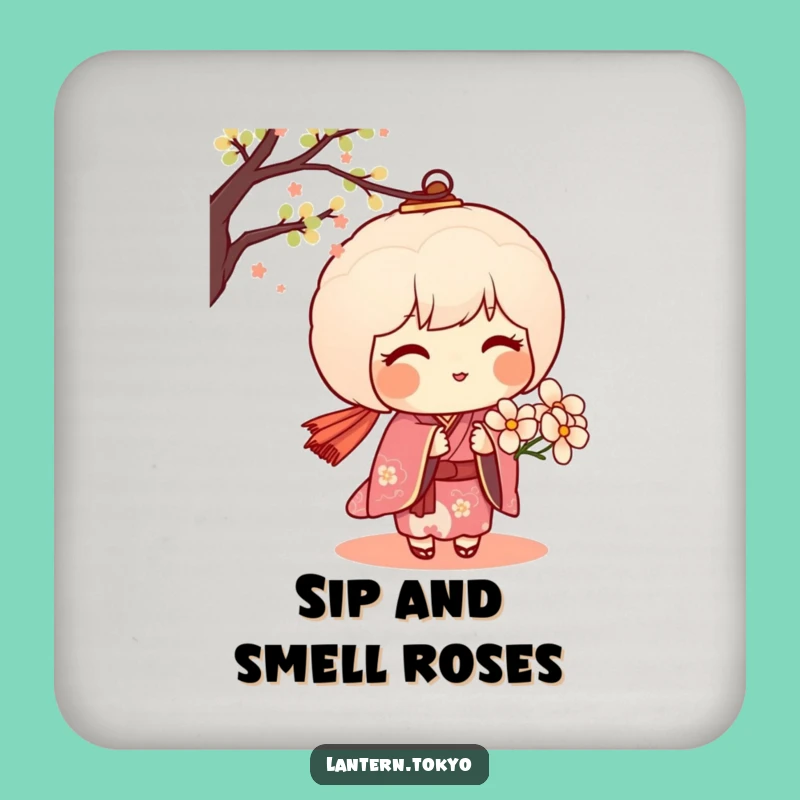 Cute Dango Flower Coasters - Protect Surfaces with Funny Sweetness!