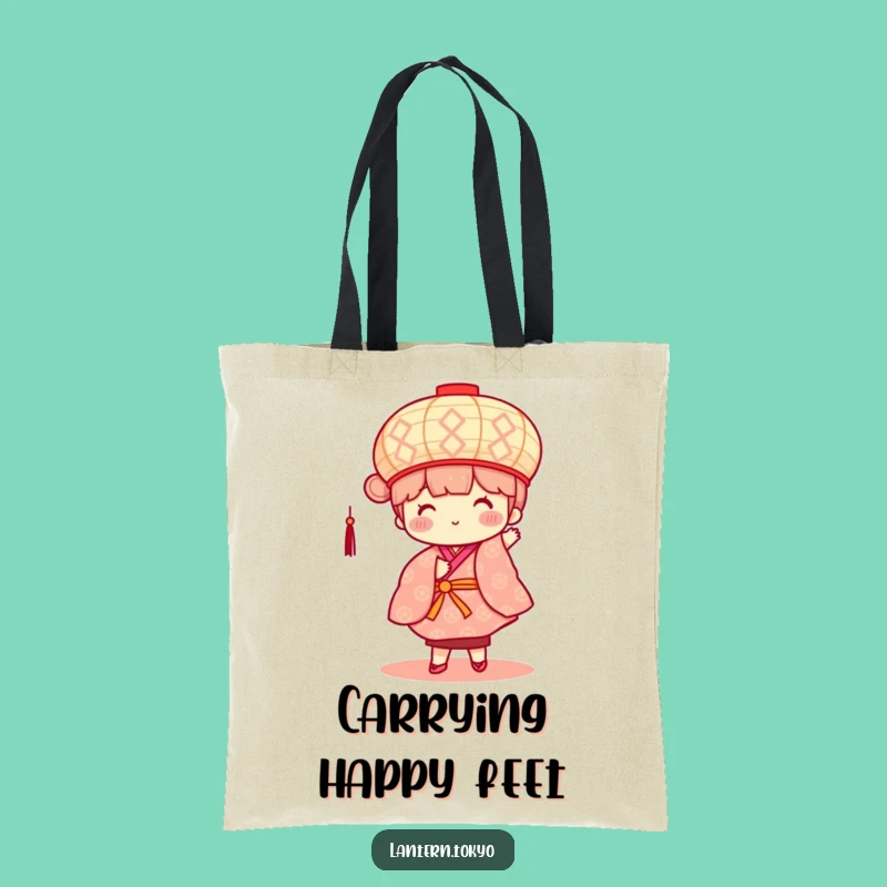 Funny Lantern Dance Tote Bag: Carry Your Rhythm With Style!